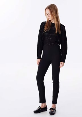 Twist Siyah Kadın Basic Pantolon