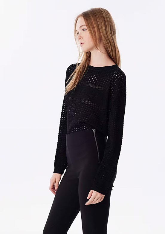Twist Siyah Kadın Basic Pantolon