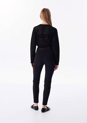 Twist Siyah Kadın Basic Pantolon