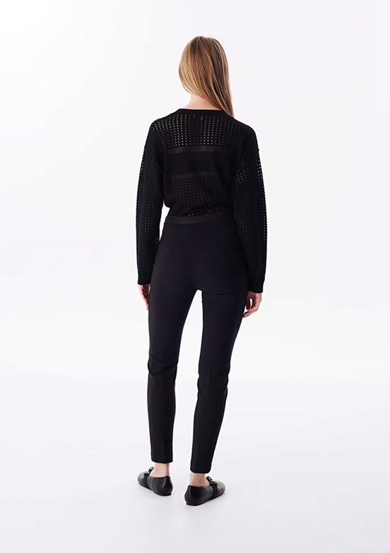 Twist Siyah Kadın Basic Pantolon