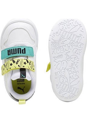 Puma Çok Renkli Kız Bebek Smash 3.0 L Glitter Velcro Sneaker Ayakkabı