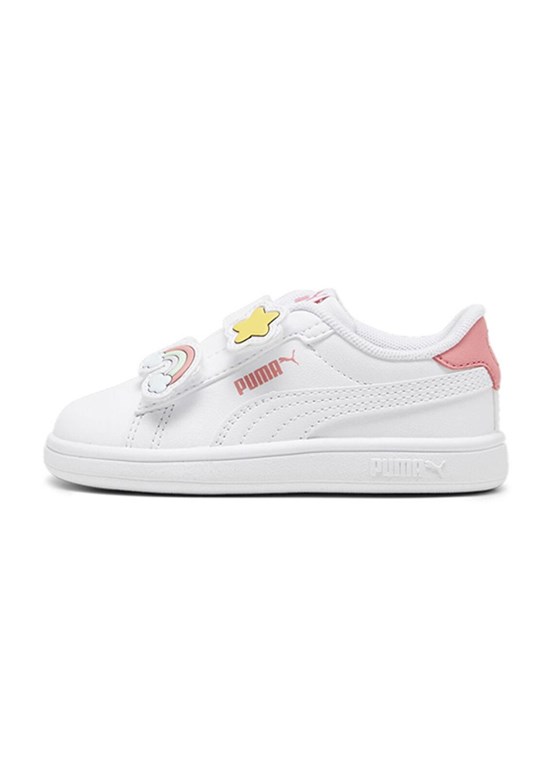 Puma Çok Renkli Kız Bebek Smash 3.0 Badges V Inf Sneaker Ayakkabı