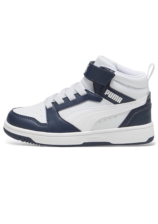 PUMA Çok Renkli Unisex Çocuk Rebound V6 Mid Sneaker Ayakkabı