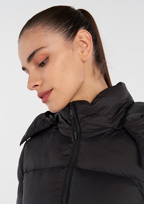 HUMMEL Siyah Kadın Baskılı Mont