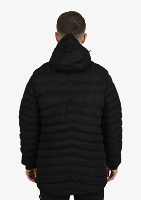 Hummel Siyah Erkek Baskılı Mont