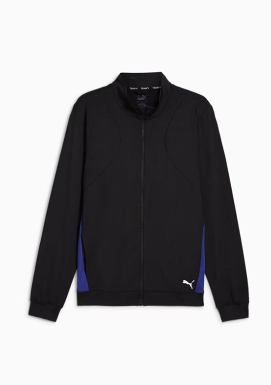 Puma Siyah Unisex Fermuarlı Sweatshirt