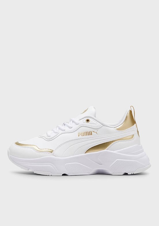 Puma Beyaz Kadın Cassia Rose Metallic Dream Sneaker Ayakkabı