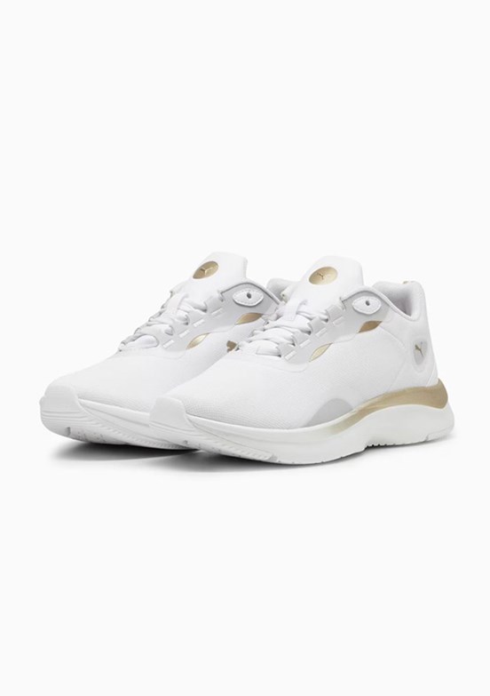 Puma Beyaz Kadın SOFTRIDE Orla Sneaker Ayakkabı