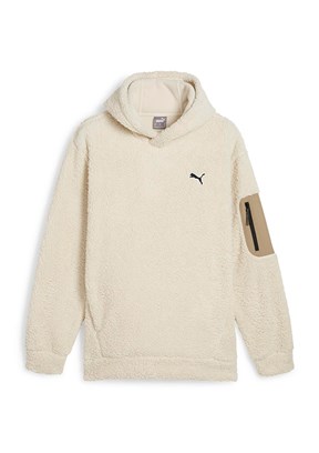 PUMA Beyaz Unisex Kapüşonlu Sweatshirt