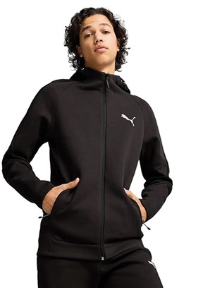 Puma Siyah Unisex Kapüşonlu Sweatshirt