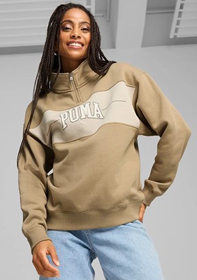 Puma Çok Renkli Kadın Fermuarlı Sweatshirt