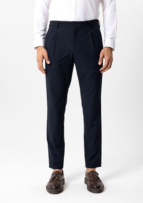BACKANDBOND Lacivert Erkek Slim Pantolon