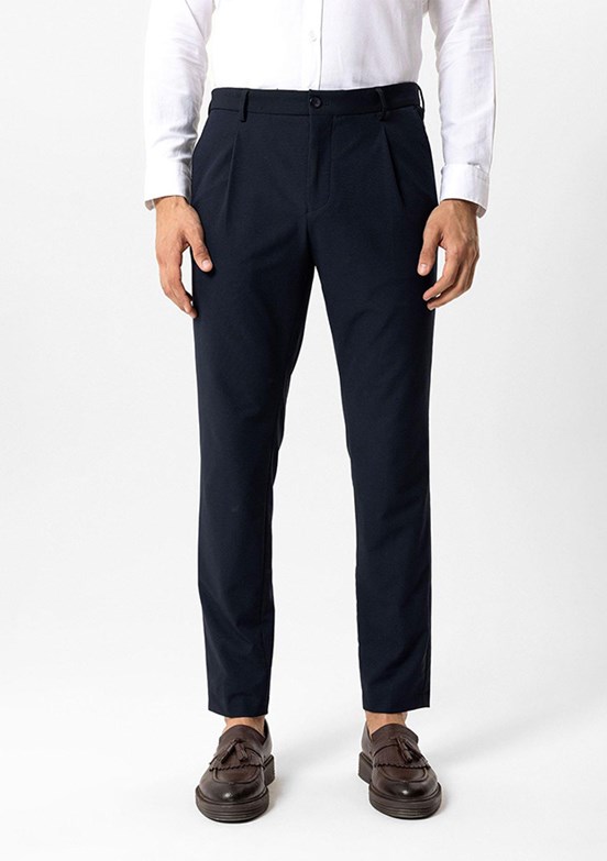 BACKANDBOND Lacivert Erkek Slim Pantolon