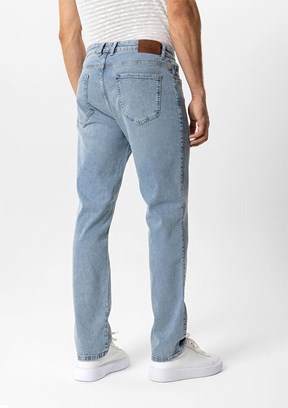 BACKANDBOND Mavi Erkek Normal Bel Jean Pantolon