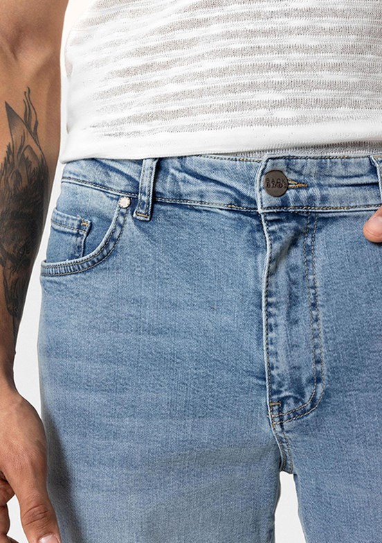 BACKANDBOND Mavi Erkek Normal Bel Jean Pantolon