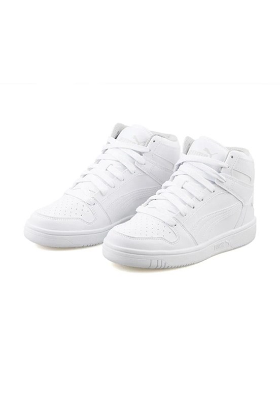 Puma Rebound Layup, 38, WHİTE-GRAY VİOL