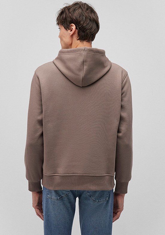 Mavi Çok Renkli Erkek Kapüşonlu Sweatshirt