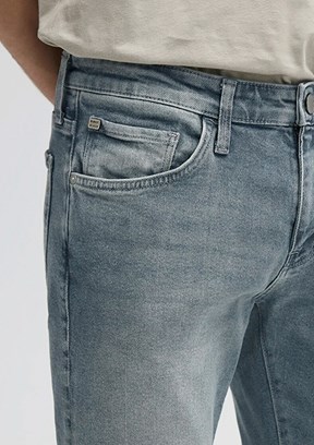 Mavi Çok Renkli Erkek KVNÇ Jean Pantolon