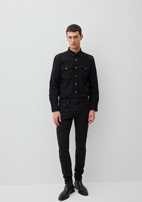 MAVİ James Lux Black Antrasit Smoke Erkek Jean Pantolon