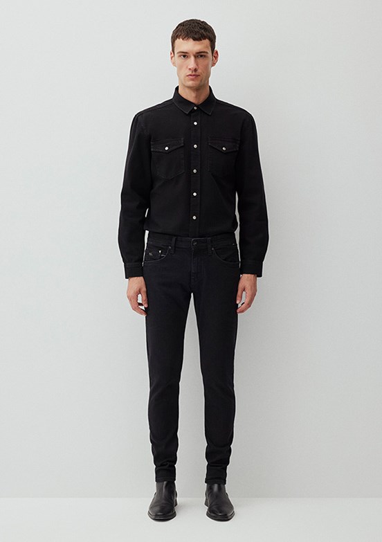 MAVİ James Lux Black Antrasit Smoke Erkek Jean Pantolon