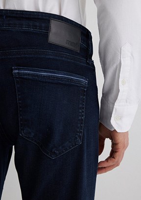 MAVİ Çok Renkli Erkek Düz Kalıp Normal Bel Jean Pantolon
