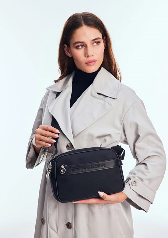 U.S. Polo Assn Siyah Kadın Çapraz Çanta