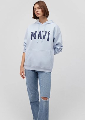 Mavi Mavi Kadın Kapüşonlu Sweatshirt