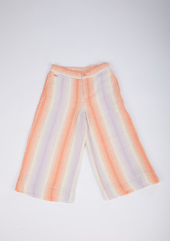 US POLO ASSN Lila Kız Çocuk Cropped Pantolon