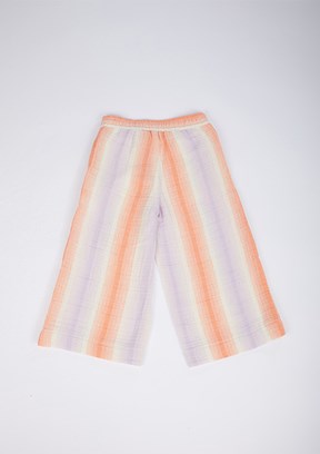 US POLO ASSN Lila Kız Çocuk Cropped Pantolon