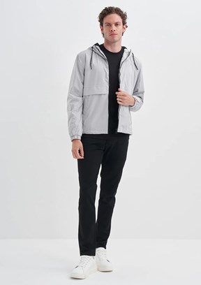 CAZADOR Gri Erkek Basic Mont