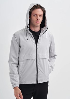 CAZADOR Gri Erkek Basic Mont