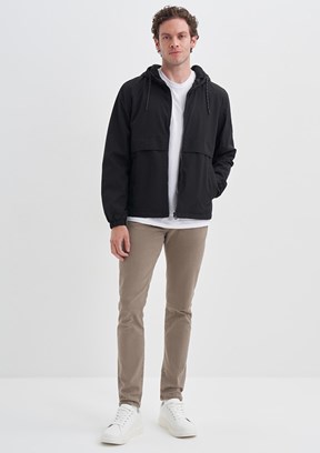 CAZADOR Siyah Erkek Basic Mont