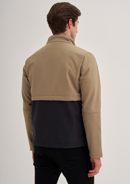 Cazador Bej Erkek Soft Shell Mont