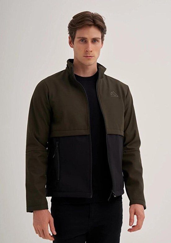 CAZADOR CAZ 1032 - 24KCEED01032 Erkek Yeşil Soft Shell Mont