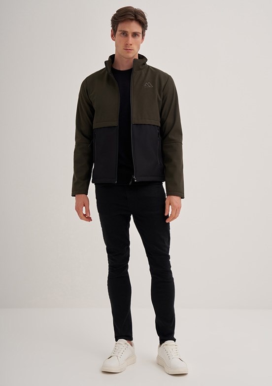 Cazador Yeşil Erkek Soft Shell Mont
