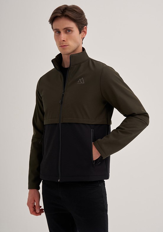 Cazador Yeşil Erkek Soft Shell Mont