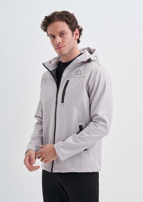 CAZADOR CAZ 1047 - 24KCEED01047 Erkek Gri Soft Shell Mont