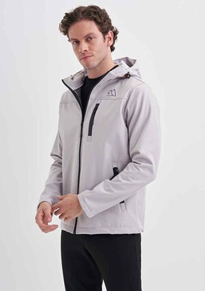 CAZADOR Gri Erkek Soft Shell Mont