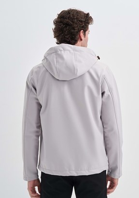 CAZADOR CAZ 1047 - 24KCEED01047 Erkek Gri Soft Shell Mont