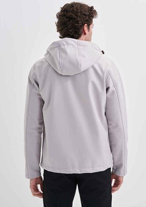 CAZADOR Gri Erkek Soft Shell Mont