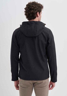 CAZADOR Siyah Erkek Soft Shell Mont