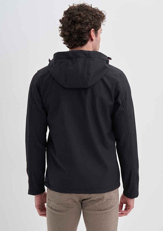 CAZADOR Siyah Erkek Soft Shell Mont
