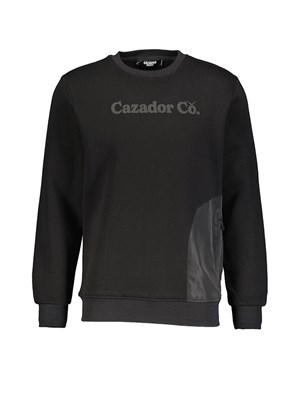 Cazador Siyah Erkek 3 İplik Sweatshirt