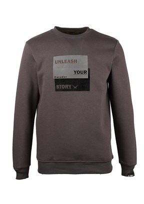 CAZADOR Antrasit Erkek 3 İplik Sweatshirt