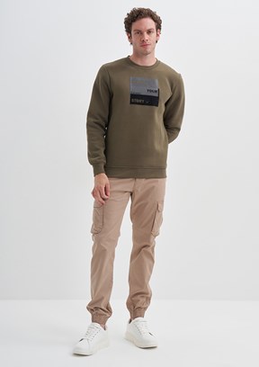 CAZADOR Yeşil Erkek 3 İplik Sweatshirt