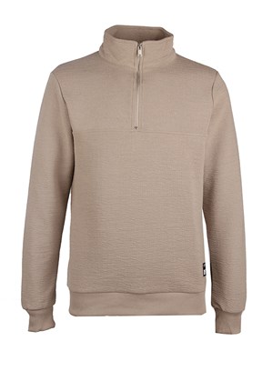 Cazador Bej Erkek Baskılı Sweatshirt
