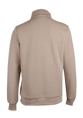 Cazador Bej Erkek Baskılı Sweatshirt