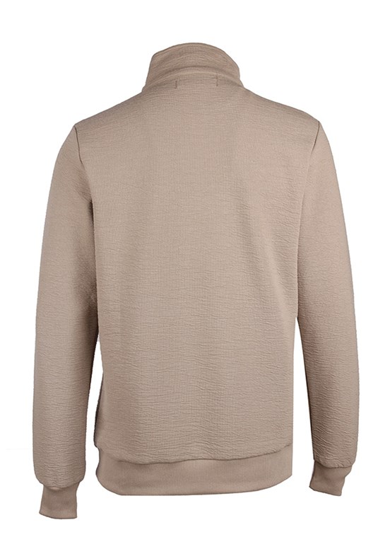 Cazador Bej Erkek Baskılı Sweatshirt