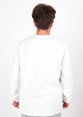 CAZADOR CAZ 5069 - 24KCEEO05069 Erkek Beyaz 3 İplik Sweatshirt