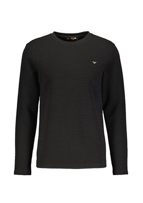 CAZADOR CAZ 5069 - 24KCEEO05069 Erkek Siyah 3 İplik Sweatshirt